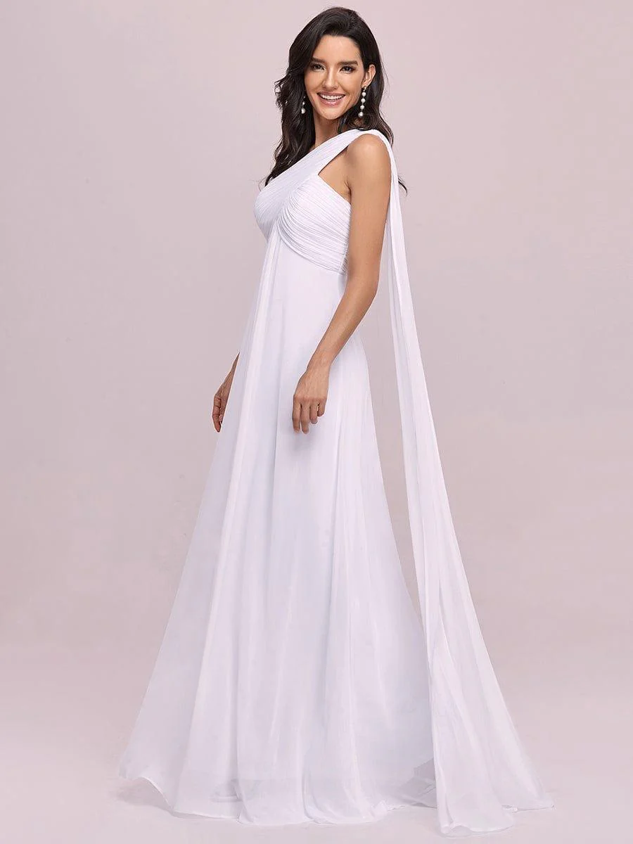 ever ANAYA|Maxi Long Chiffon One Shoulder Evening Dress for Women(Final Sale) - Image 31