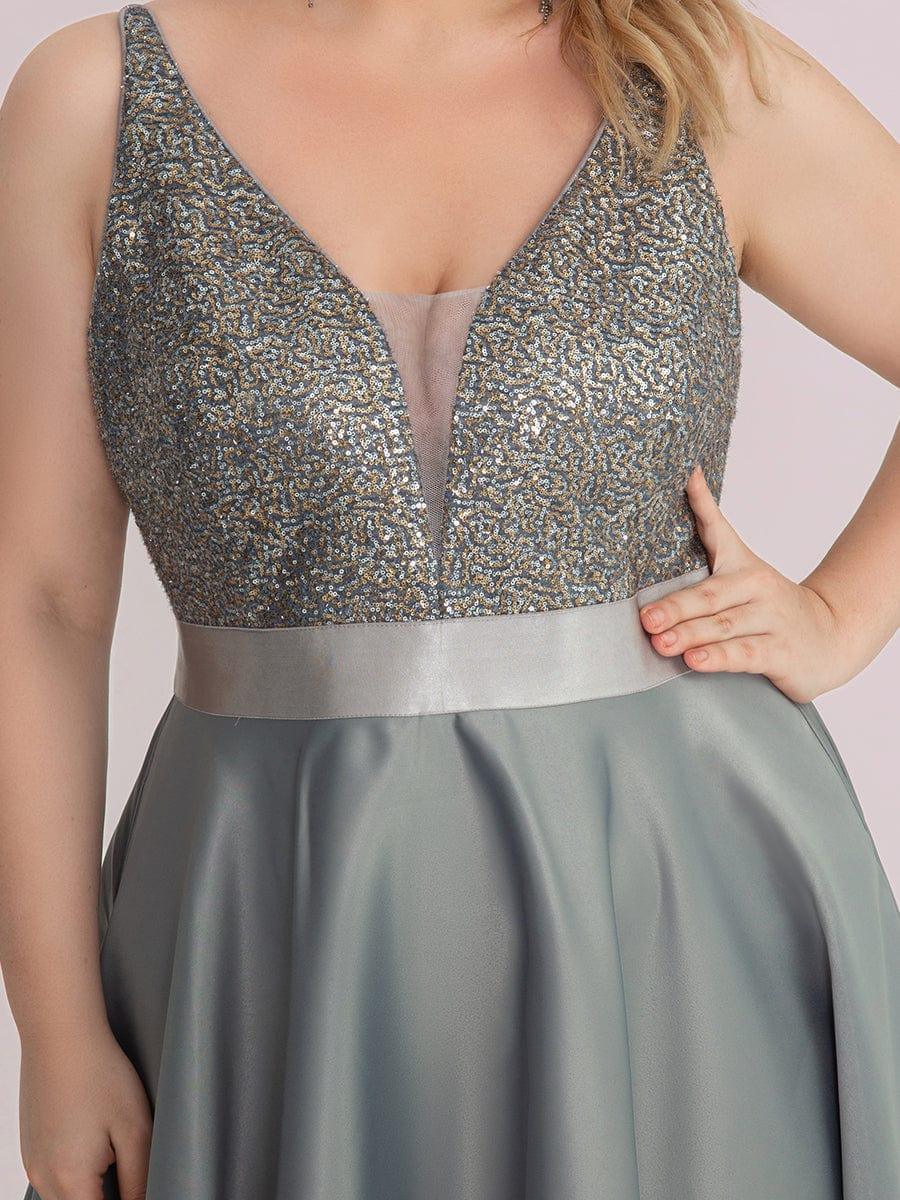 ever ALYNA|Sexy Backless Sparkly Prom Dresses for Women with Irregular Hem - Image 34