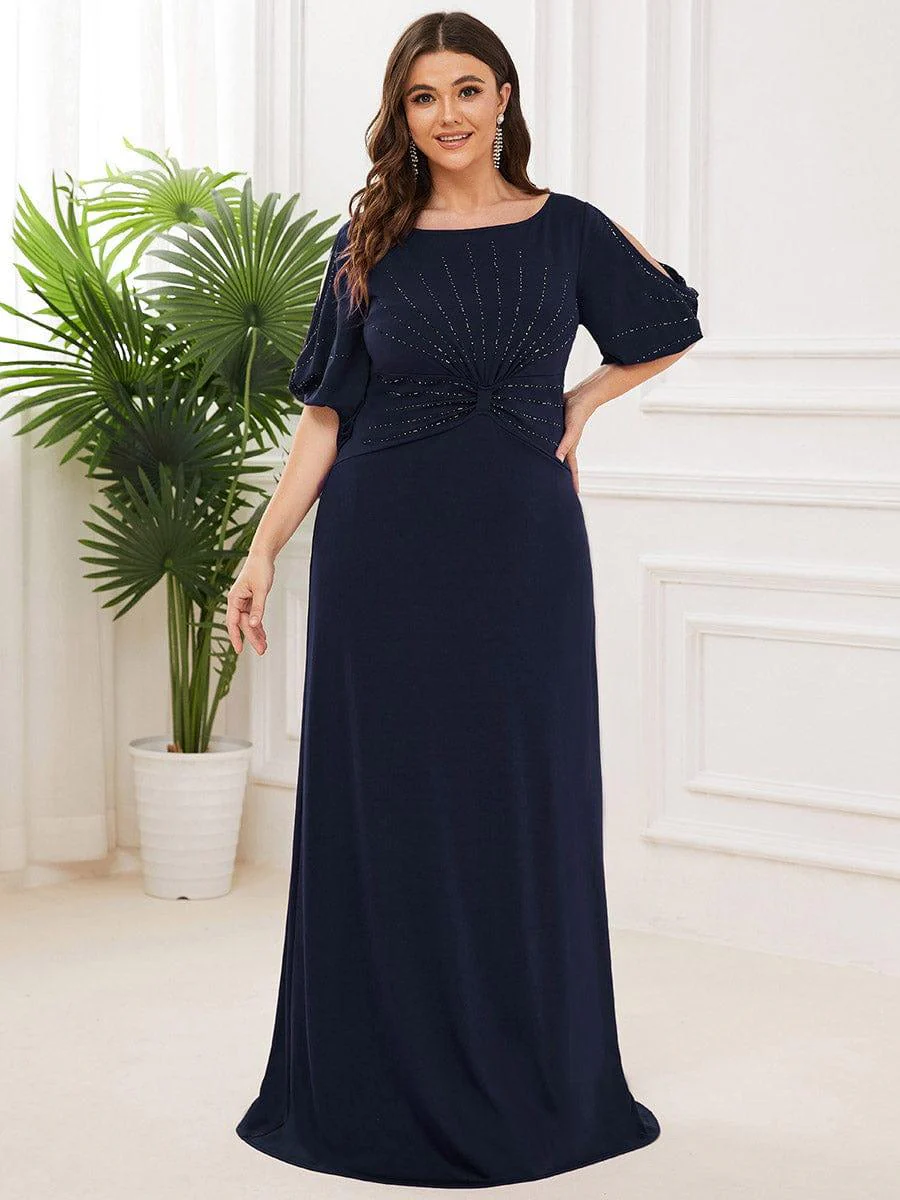 pretty VICOTIRE|Simple Maxi Plus Size Mermaid Party Dresses for Women - Image 9