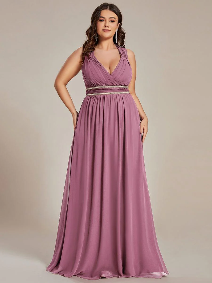 Sleeveless Grecian Style Formal Evening Dresses for Women - Image 43