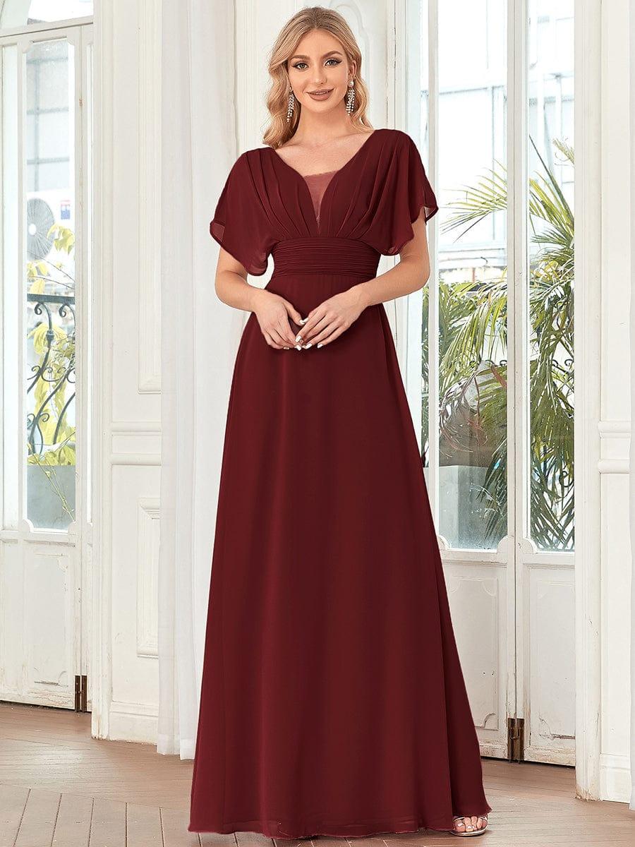 ever AMBRYN|Women's A-Line Empire Waist Chiffon Evening Party Maxi Dress - Image 11