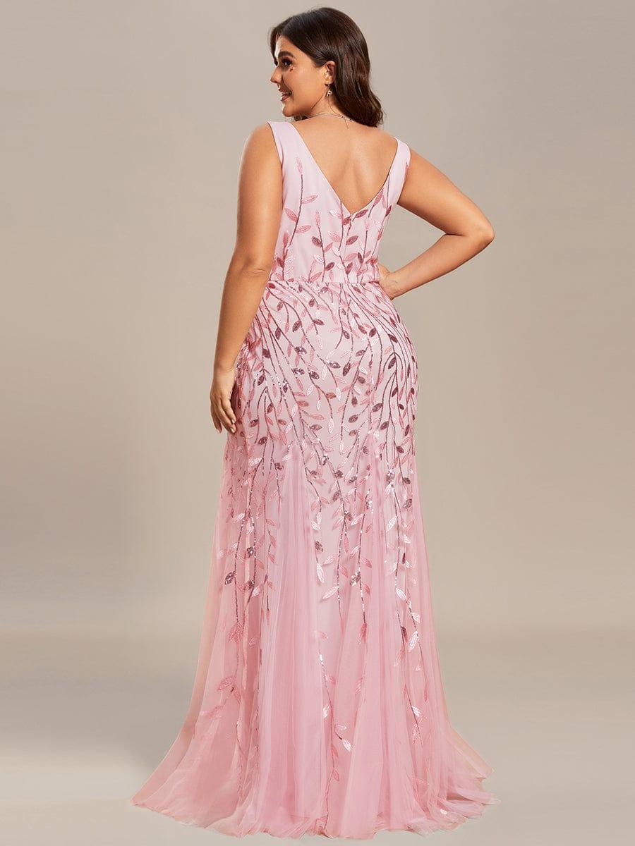 ever ORIEL|Women's Double V-Neck Fishtail Sequins Wedding Guest Dress - Image 66