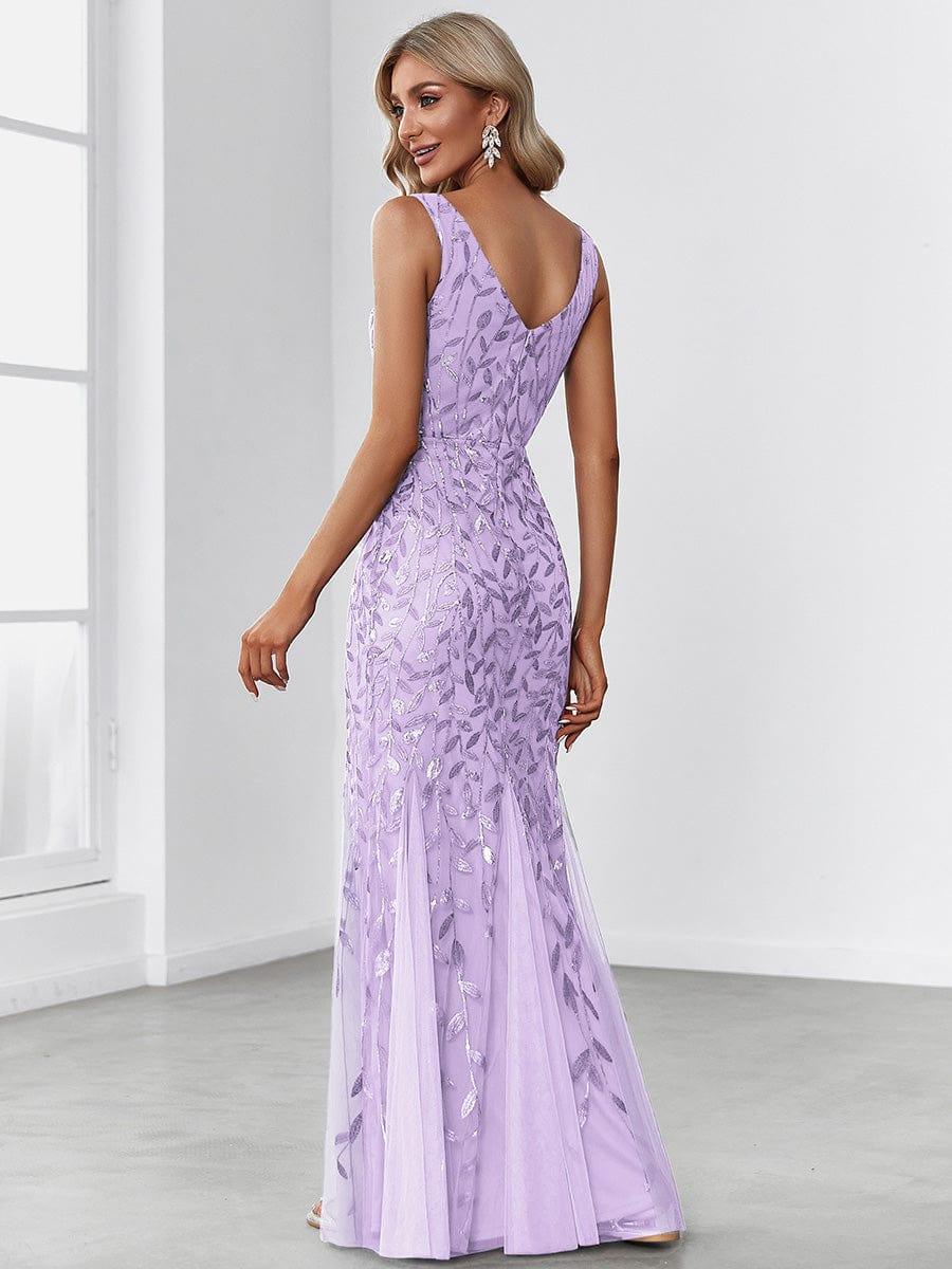 ever ORIEL|Women's Double V-Neck Fishtail Sequins Wedding Guest Dress - Image 81