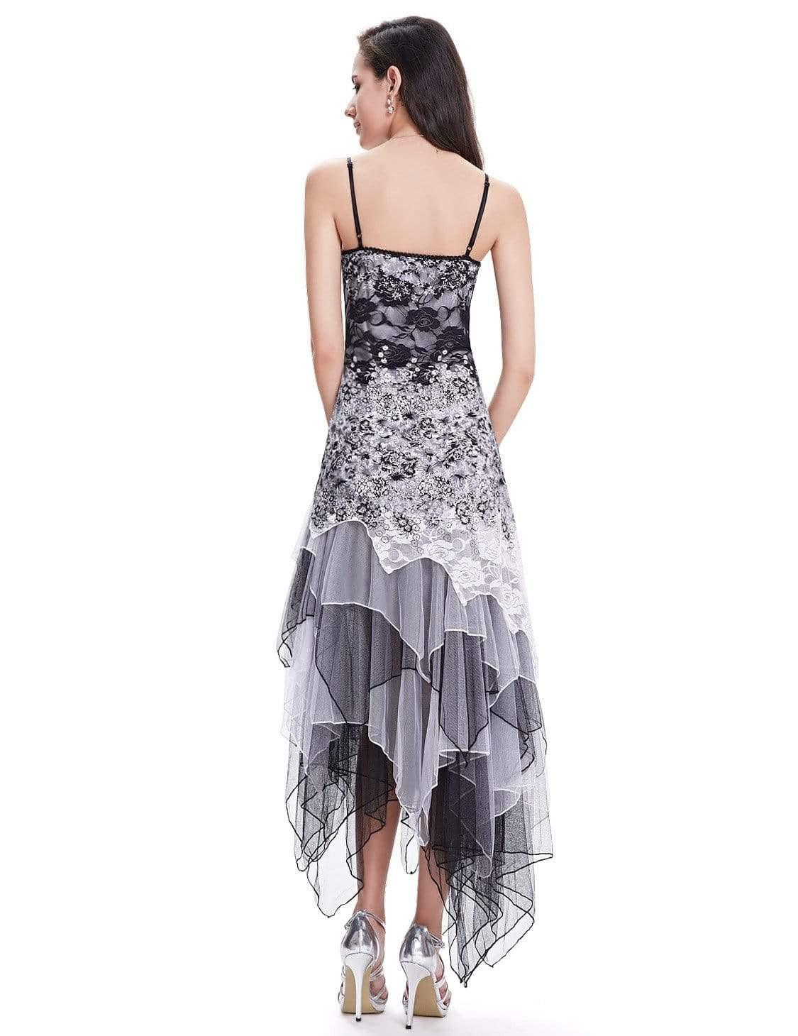 Women's Sexy V Neck Irregular Hem Cocktail Prom Dresses(Final Sale) - Image 18